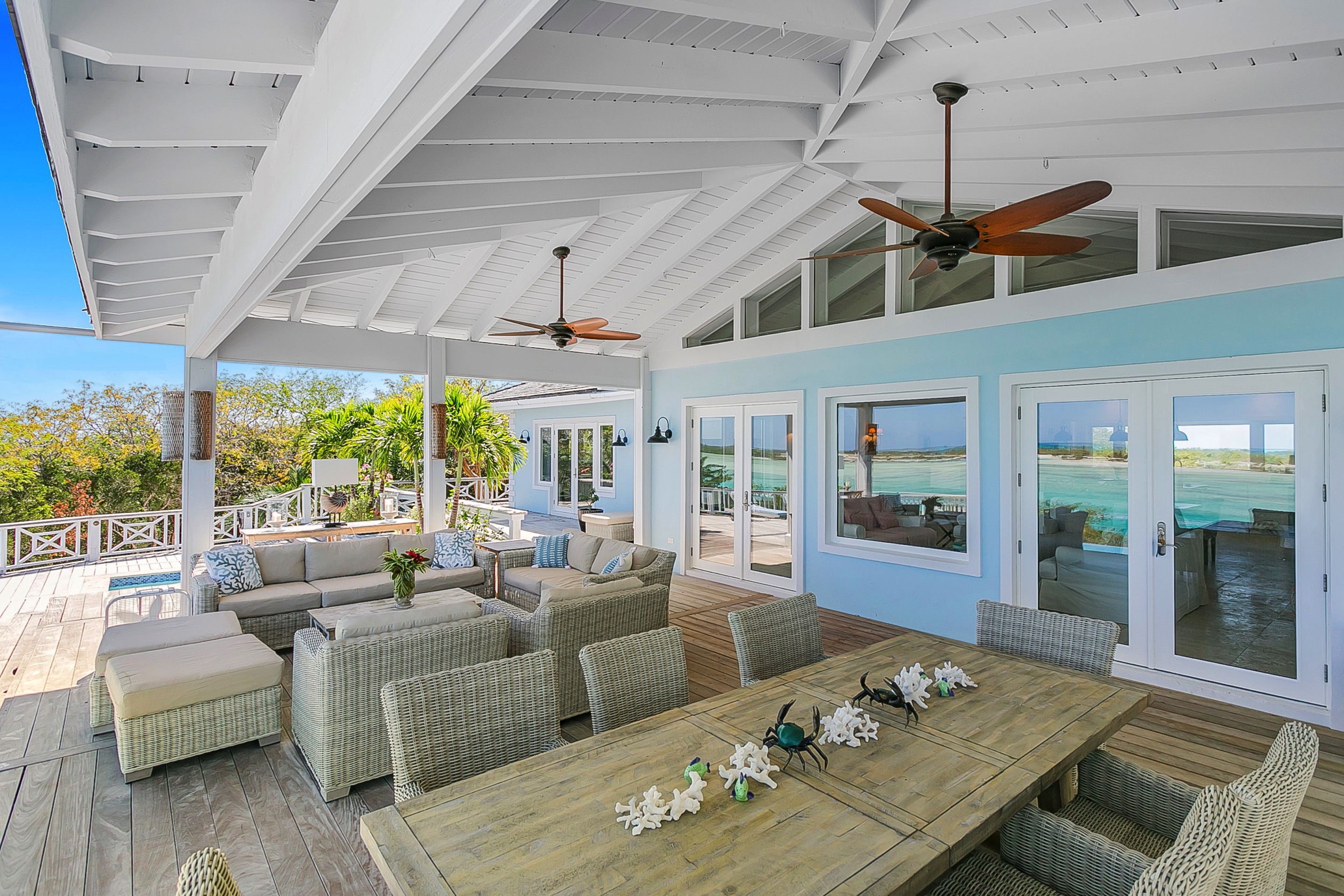Terrace Bahari house Great Exuma Bahamas